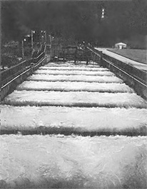 One of the often ineffectual dam fish ladders.